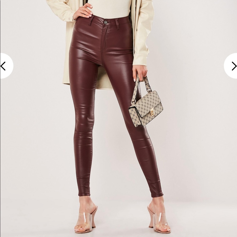 Burgundy skinnies